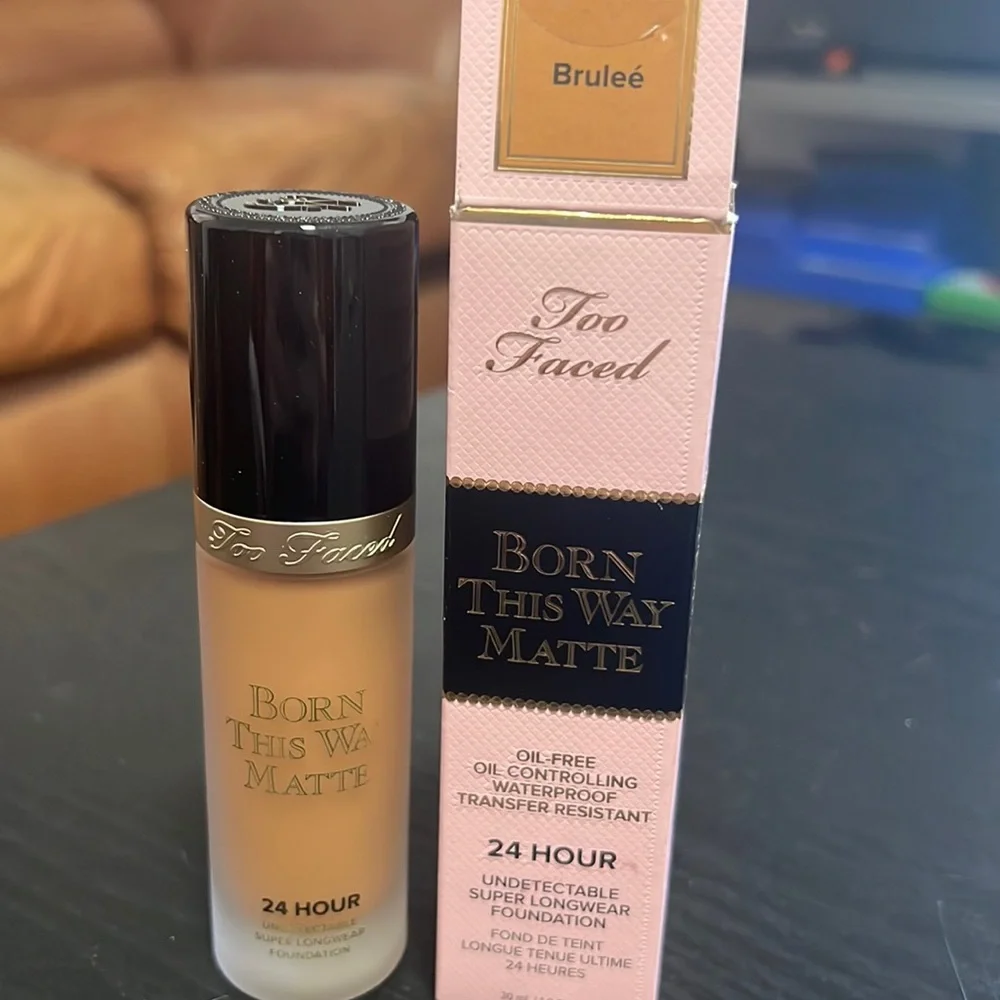 🌙♣️Too Faced Brûlée Born This Way Matte Foundation